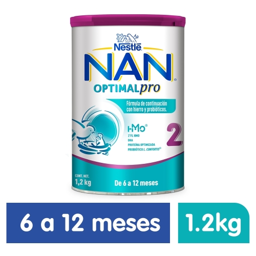 NAN 1 Optimal Pro 1 de 0 a 6 meses 720gr. Caja con 12 piezas 