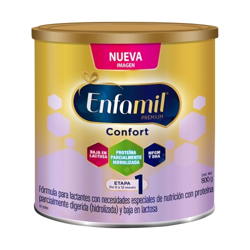 Fórmula infantil Enfamil Premium Confort para lactantes etapa 1 de 0 a 12  meses 800 g